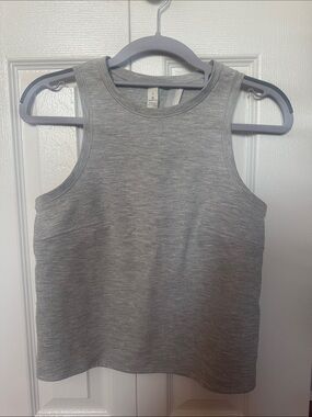 lululemon S2 Gray Sleeveless Open Back Tank